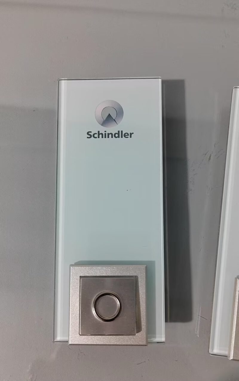 פאנל חוץ לחצן 1 שינדלר קומפלט כולל כרטיס